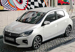 mitsubishi mirage available for car rental in San Fernando