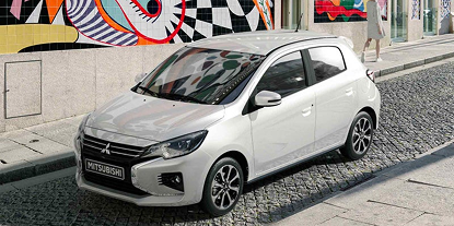 mitsubishi mirage available for car rental in San Fernando